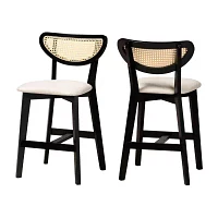 Dannell 2-pc. Counter Height Bar Stool