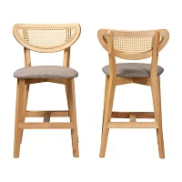 Dannell 2-pc. Counter Height Bar Stool