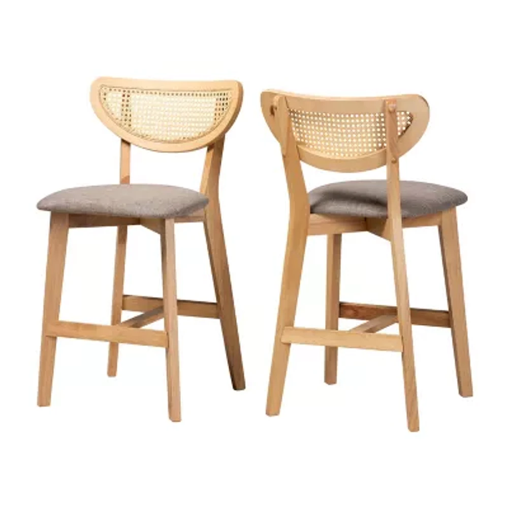 Dannell 2-pc. Counter Height Bar Stool