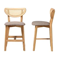 Dannell 2-pc. Counter Height Bar Stool
