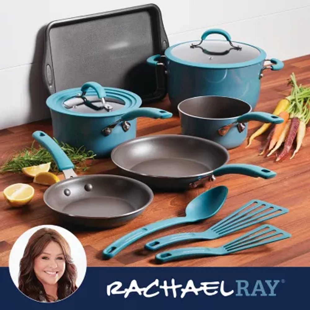 Rachael Ray Cook + Create 11-pc. Non-Stick Cookware Set