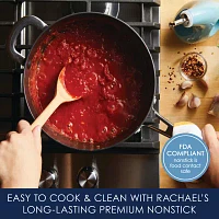 Rachael Ray Cook + Create Hard Anodized 4.5qt. Non-Stick Sauce Pan with Lid