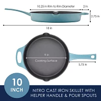 Rachael Ray NITRO Cast Iron 10" Skillet