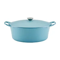 Rachael Ray NITRO Cast Iron 6.5-qt. Dutch Oven with Lid