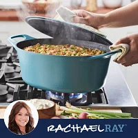 Rachael Ray NITRO Cast Iron 6.5-qt. Dutch Oven with Lid