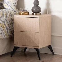 Draper 2-Drawer Nightstand