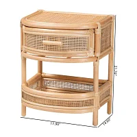 Divitia 1-Drawer Nightstand