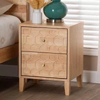 Hosea 2-Drawer Nightstand
