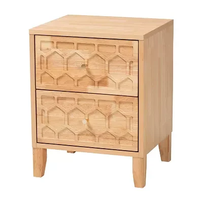 Hosea 2-Drawer Nightstand