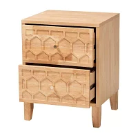 Hosea 2-Drawer Nightstand