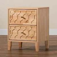 Hosea 2-Drawer Nightstand