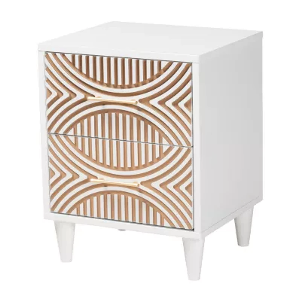 Louetta 2-Drawer Nightstand