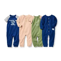 Okie Dokie Baby Boys Short Sleeve Jumpsuit