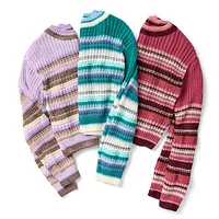 Thereabouts Little & Big Girls Crew Neck Long Sleeve Pullover Sweater