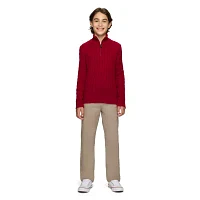 IZOD Little & Big Boys Straight Flat Front Pant
