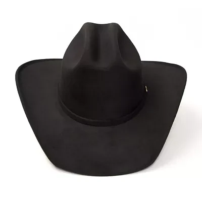 Western Express Suede Finish Cattleman Horse Head Accent Mens Cowboy Hat