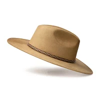 Western Express Pinch Front Flat Brim Fashion Mens Cowboy Hat