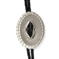 Western Express Silver Concho Tie