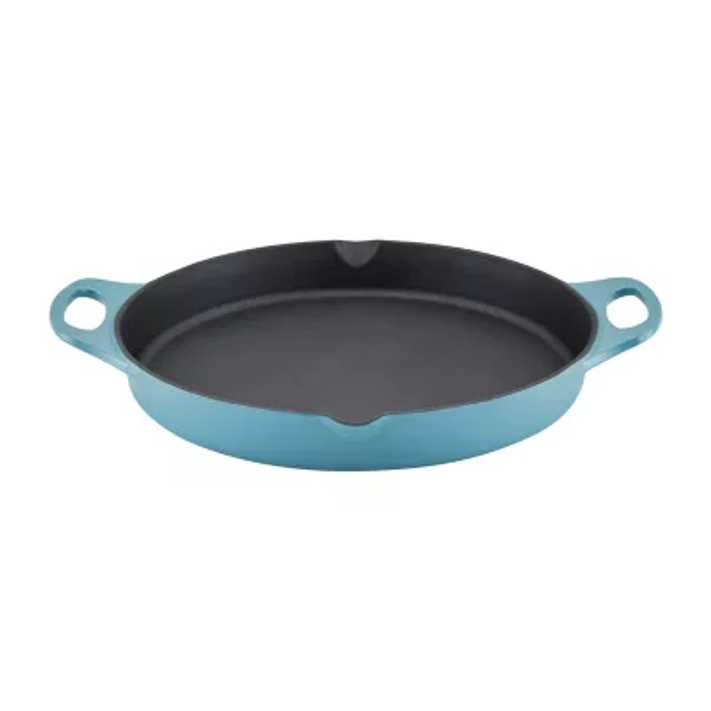 Rachael Ray Nitro Cast Iron 14" Skillet with Side Handles