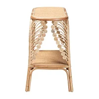 Bastet 2-Drawer Rattan Console Table