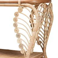 Bastet 2-Drawer Rattan Console Table