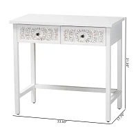 Yelena 2-Drawer Console Table