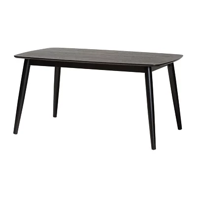 Flora Rectangular Wood-Top Dining Table