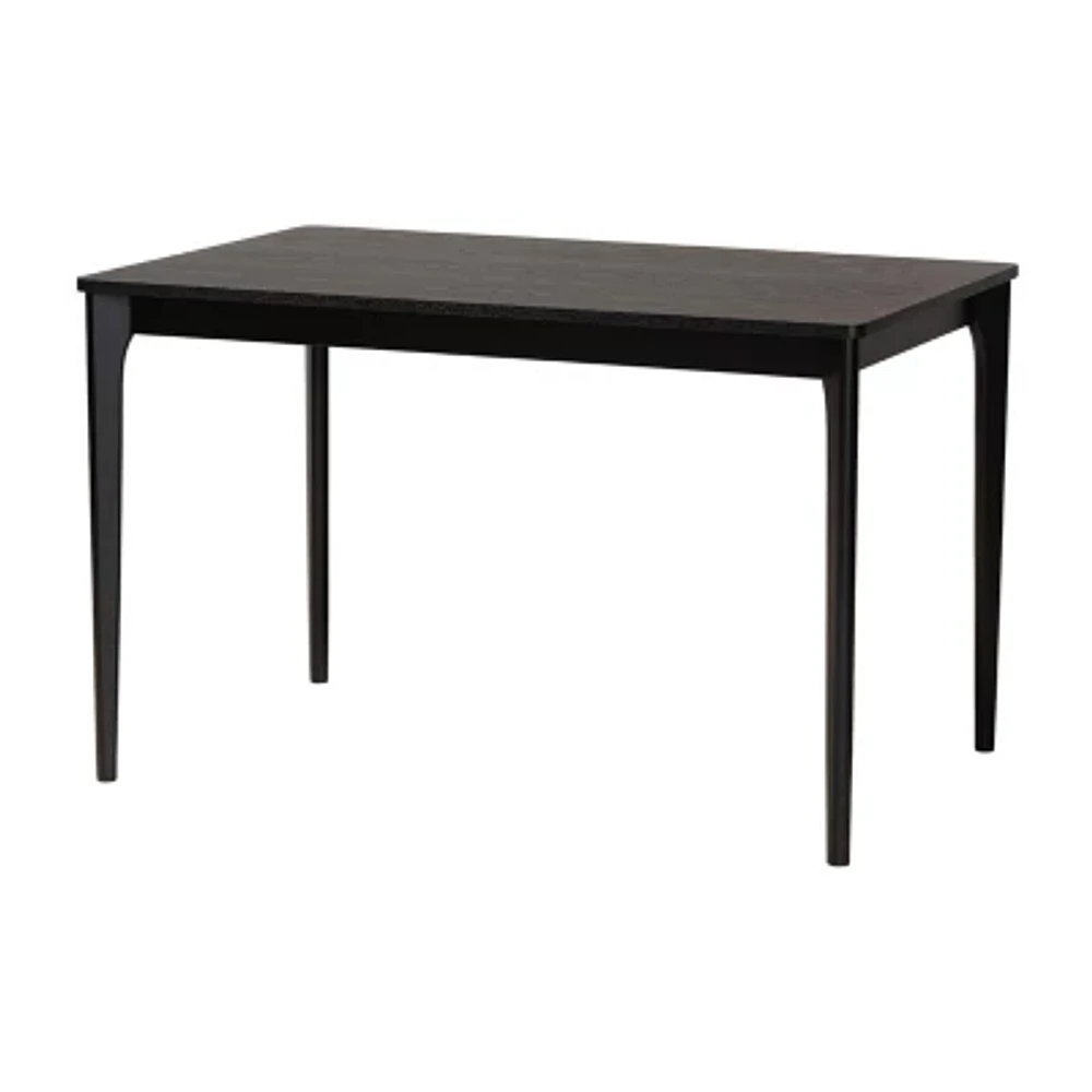 Sherwin Rectangular Wood-Top Dining Table