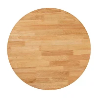 Kenji Round Wood-Top Dining Table