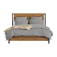 Norcross King Panel Bed in Hickory