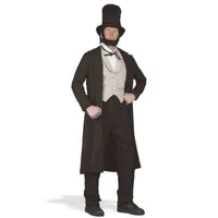 Mens Abraham Lincoln 2-pc. Costume