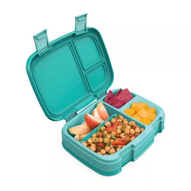 Bentgo 41oz Glass Leak-proof Lunch Box with Plastic Lid - Blue