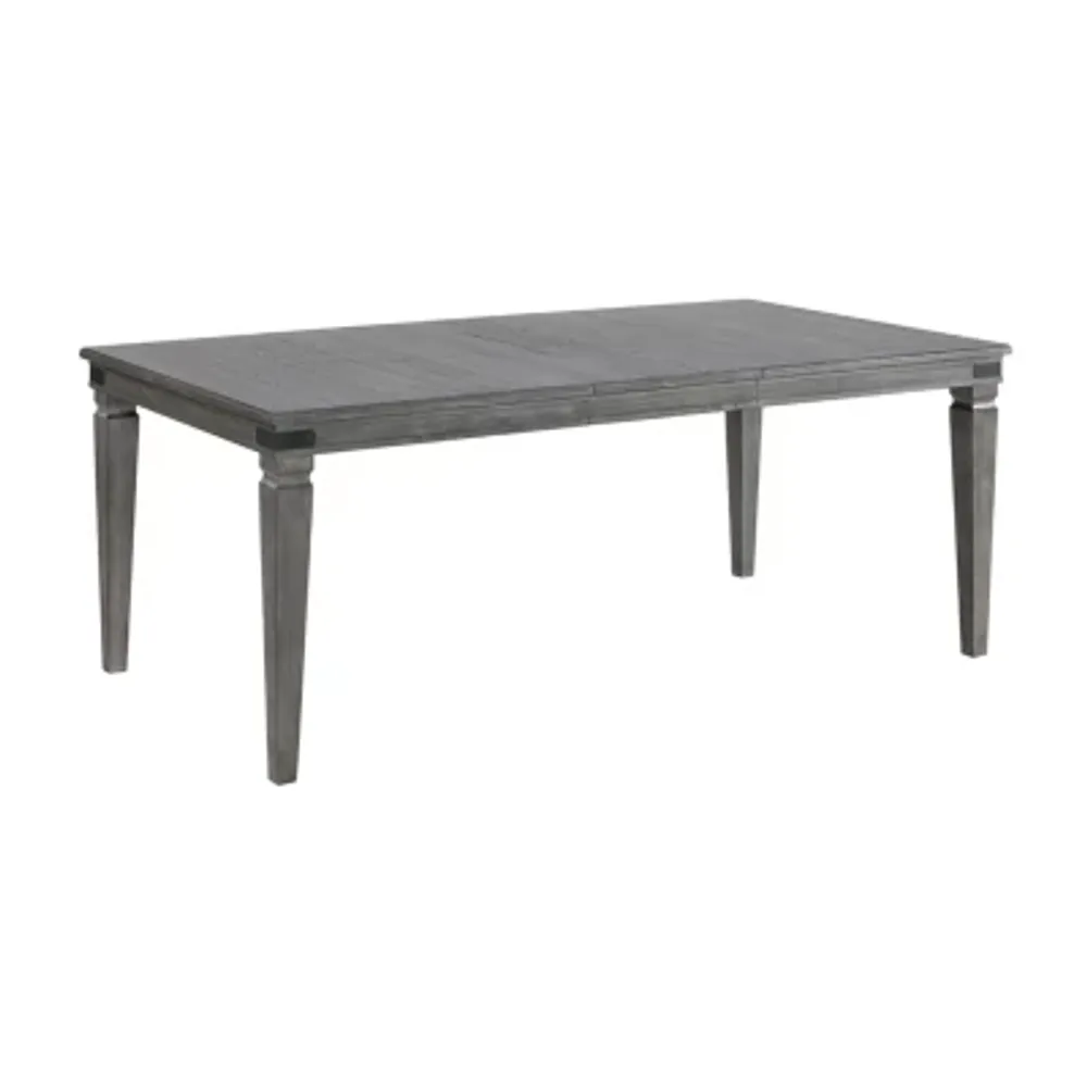 Foundry Rectangular Wood-Top Dining Table