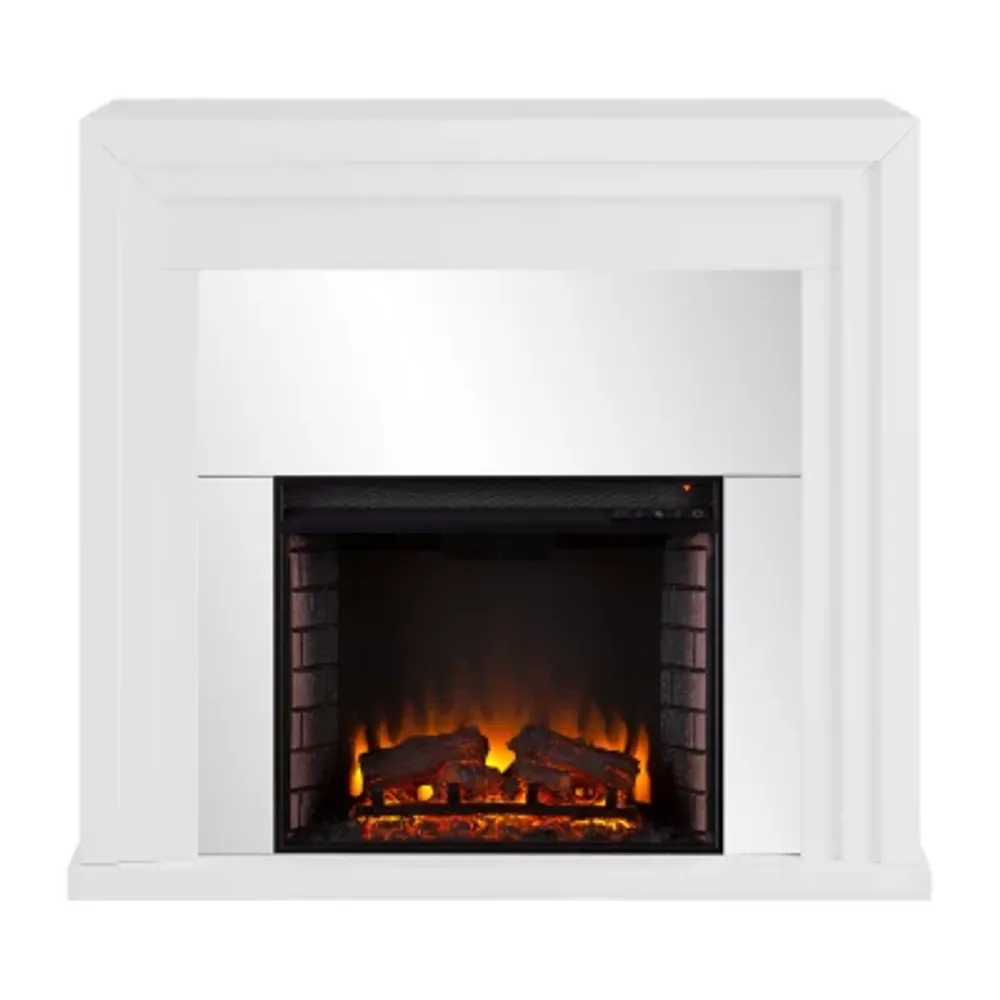 Gladia Mirrored Electric Fireplace