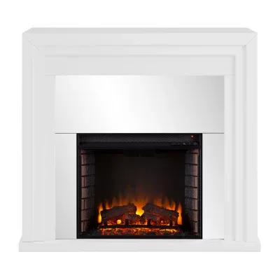 Gladia Mirrored Electric Fireplace