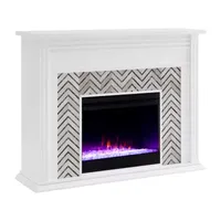 Andley Tiled Marble Fireplace