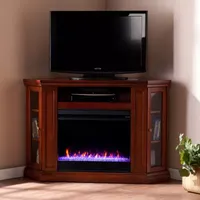 Gadon Color Changing Fireplace in Mahogany Finish