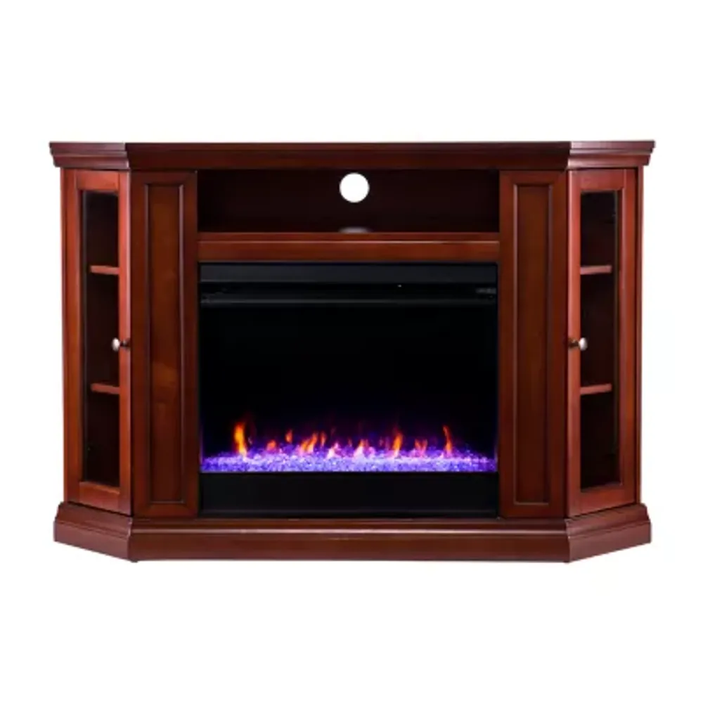 Gadon Color Changing Fireplace in Mahogany Finish