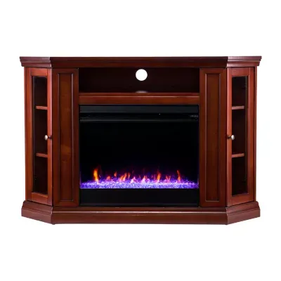 Gadon Color Changing Fireplace in Mahogany Finish