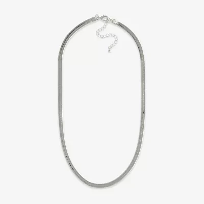 Mixit Hypoallergenic Silver Tone 18 Inch Chain Necklace