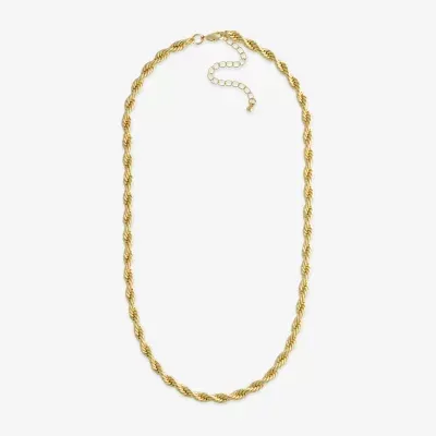 Mixit Hypoallergenic Gold Tone 18 Inch Rope Chain Necklace