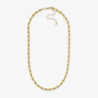 Mixit Hypoallergenic Gold Tone 18 Inch Rope Chain Necklace