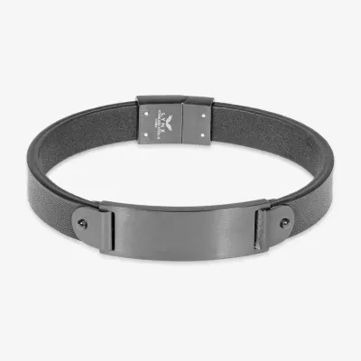 Stainless Steel 8 1/2 Inch Solid Id Bracelet