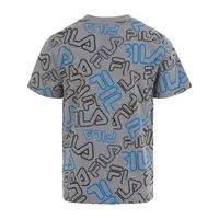 FILA Big Boys Crew Neck Short Sleeve Graphic T-Shirt