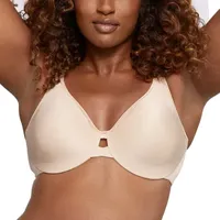 Bali Lilyette Into Comfort Keyhole Full Coverage Plunge Underwire Minimizer Bra 0904