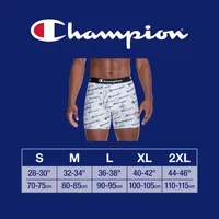 Champion Light Weight Stretch Total Support Pouch Mens 3 Pack Boxer Briefs