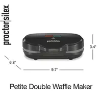 Proctor Silex Double Petite Waffle Maker