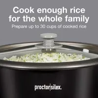 Proctor Silex 30 Cup Rice Cooker and Food Steamer