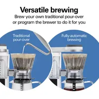 Hamilton Beach Convenient Craft Automatic or Manual Pour-Over Coffee Brewer