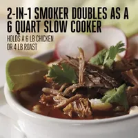 Weston 2-IN-1 Indoor Smoker and Slow Cooker